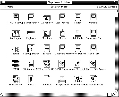 Macintosh System 6 - System Folder