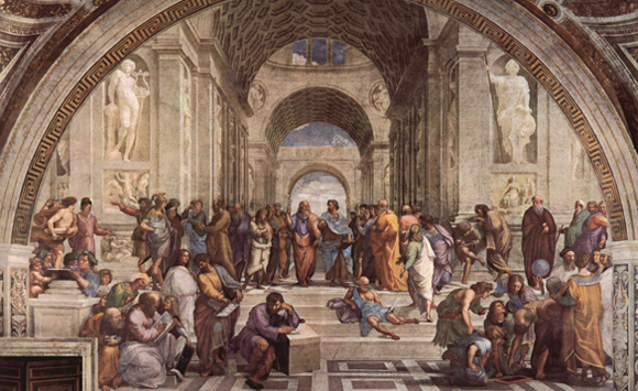 "Scuola di Atene" Raffaello Sanzio, c.1509-1511